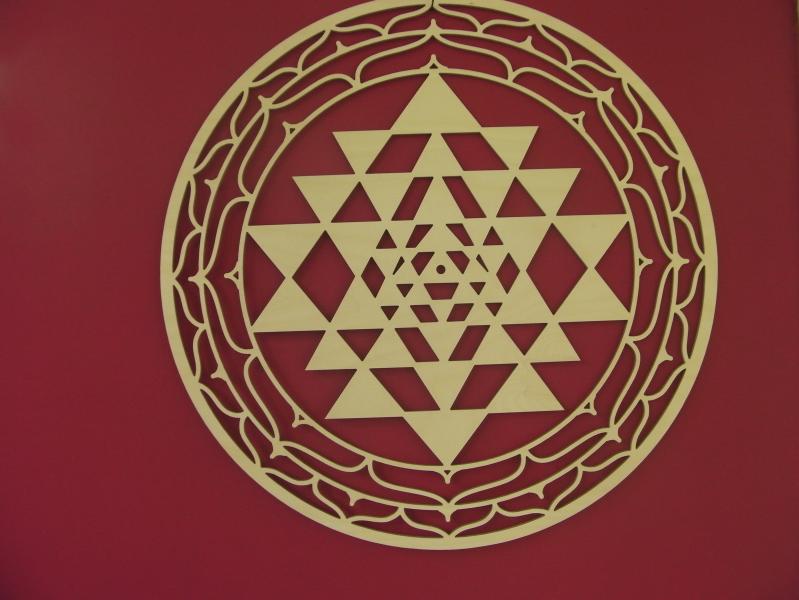 Sri Yantra Birkenholz