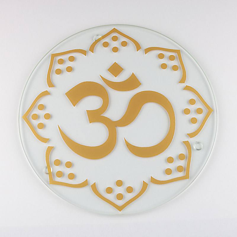 OM Untersetzer Glas 9 cm